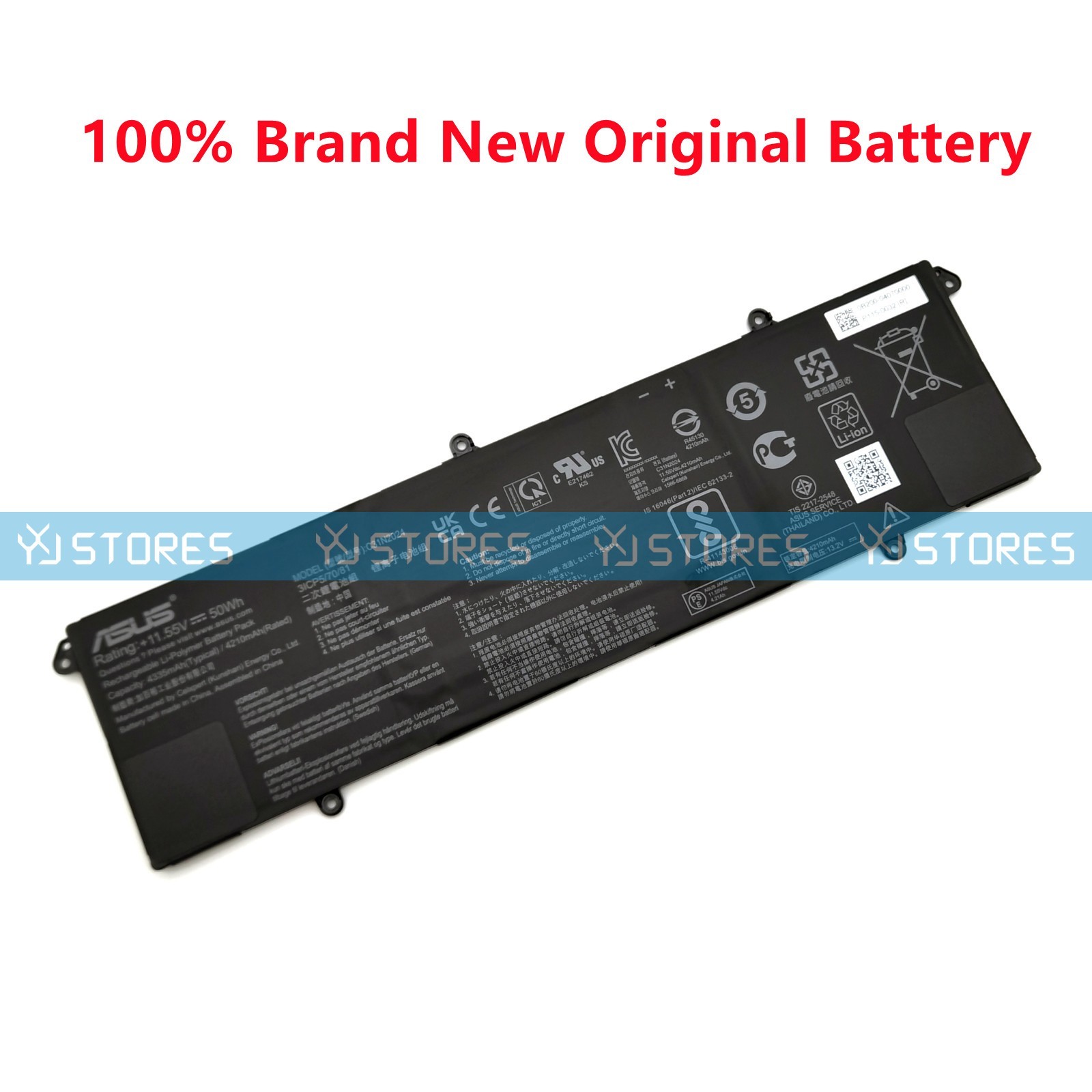 Genuine C31N2024 3ICP5/70/81 Battery for Asus VivoBook S16 Flip TP3604VA K3605VC