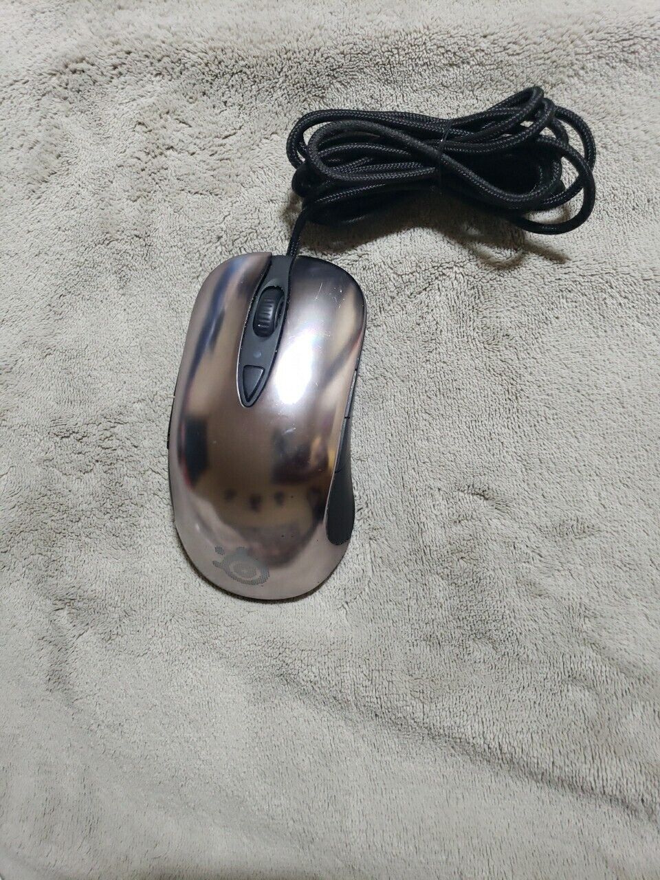 SteelSeries SENSEI Pro Gaming Laser Mouse 62150 Ergonomic Grey Illuminated WORKS