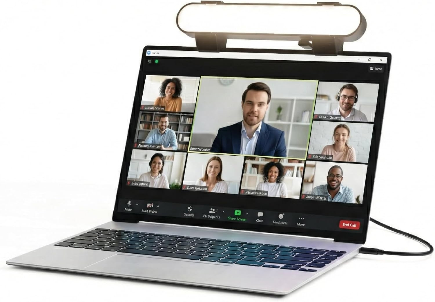 Video Conference Lighting, Laptop Only Webcam Light