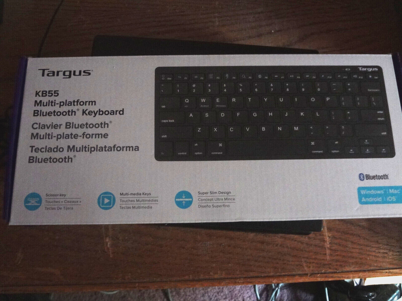Targus KB55 Multi Platform Bluetooth 3.0 Slim Keyboard