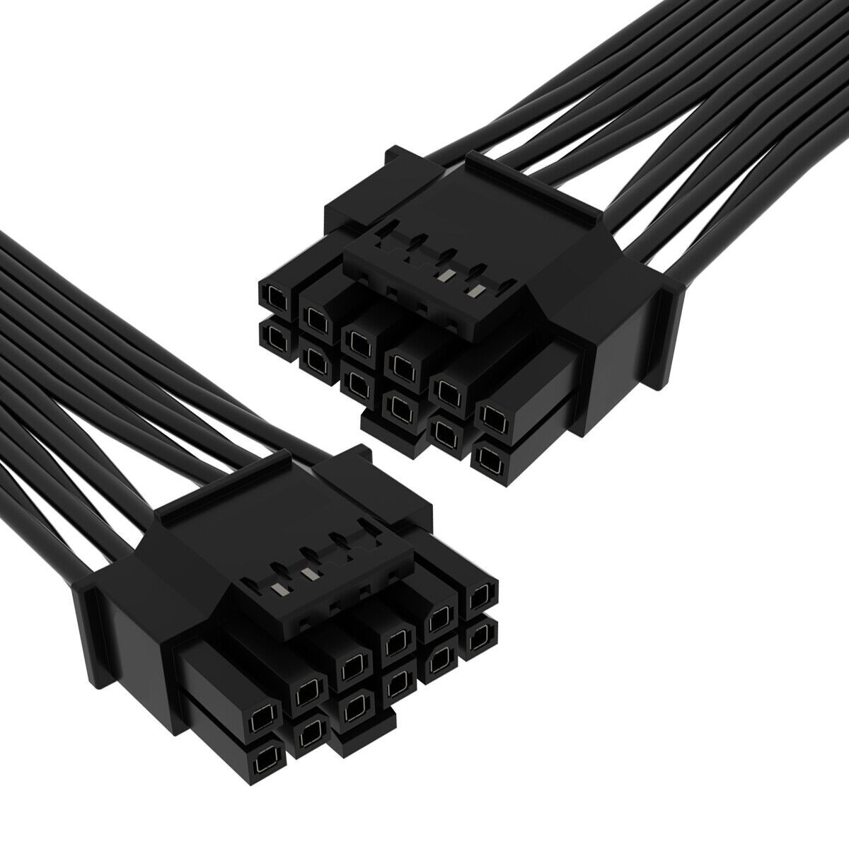 CABLECY 12VHPWR ATX3.0 PCI-E 5.0 Power Modular Cable to Dual ATX 8Pin PSU 16Pin