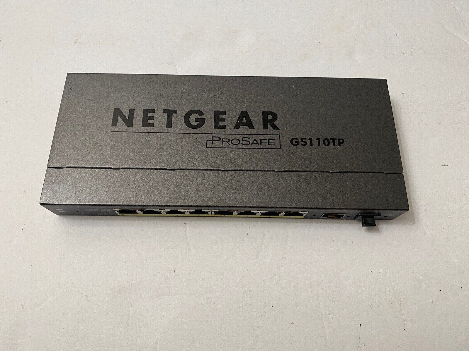 Netgear GS110TP Prosafe 8-Port PoE Gigabit Smart Switch