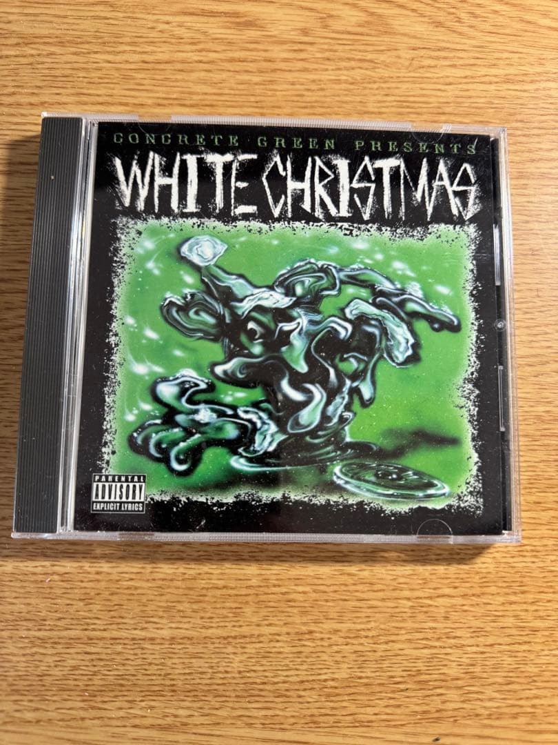 White Christmas Concrete Green Decor Gift Ornament