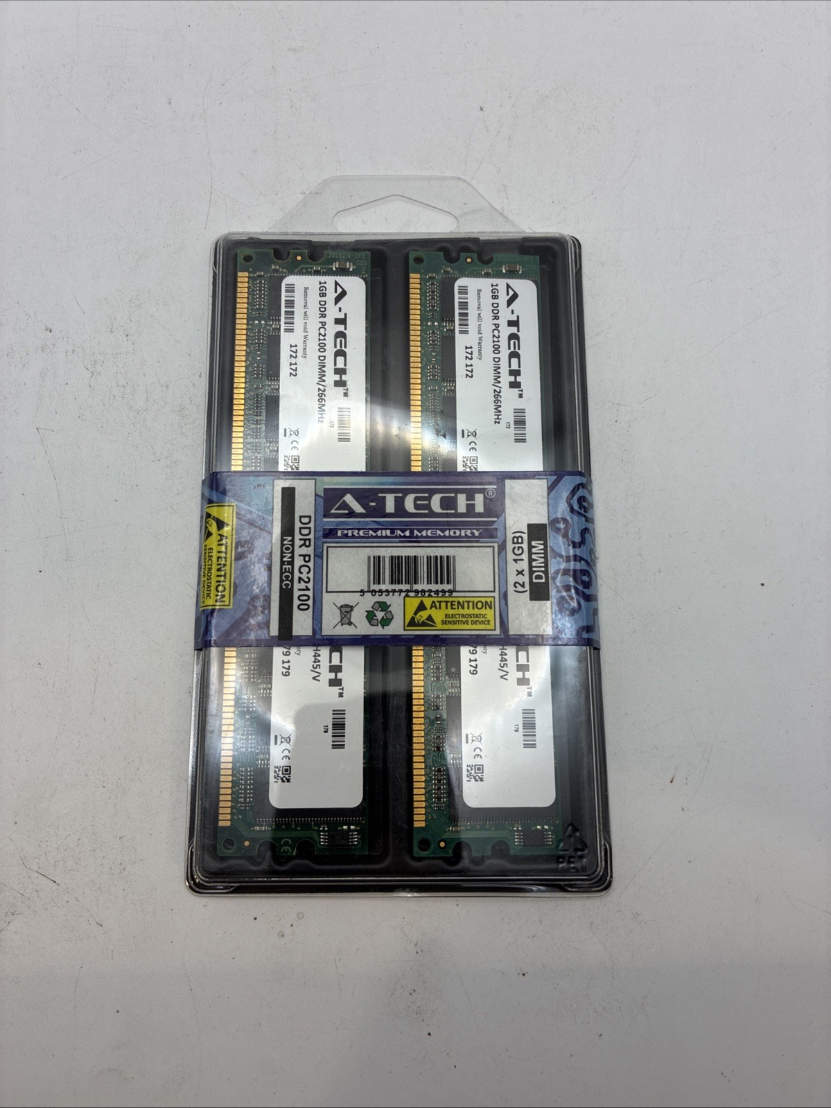 A-TECH 2GB (2x1GB) DDR-266 PC2100 Laptop (DIMM) New sealed kit