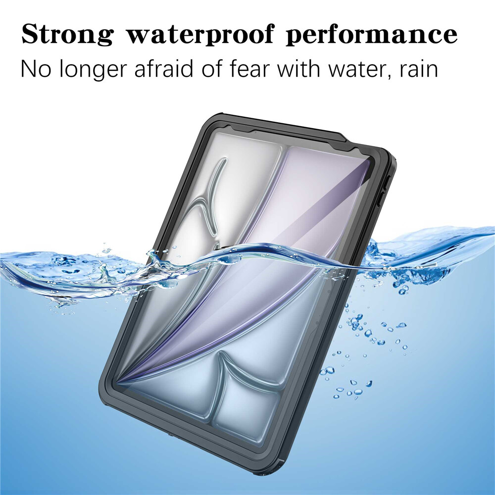 IP68 Waterproof Case Heavy Duty Full 360Cover For iPad Air M2 11" 13" 10.9 12.9/