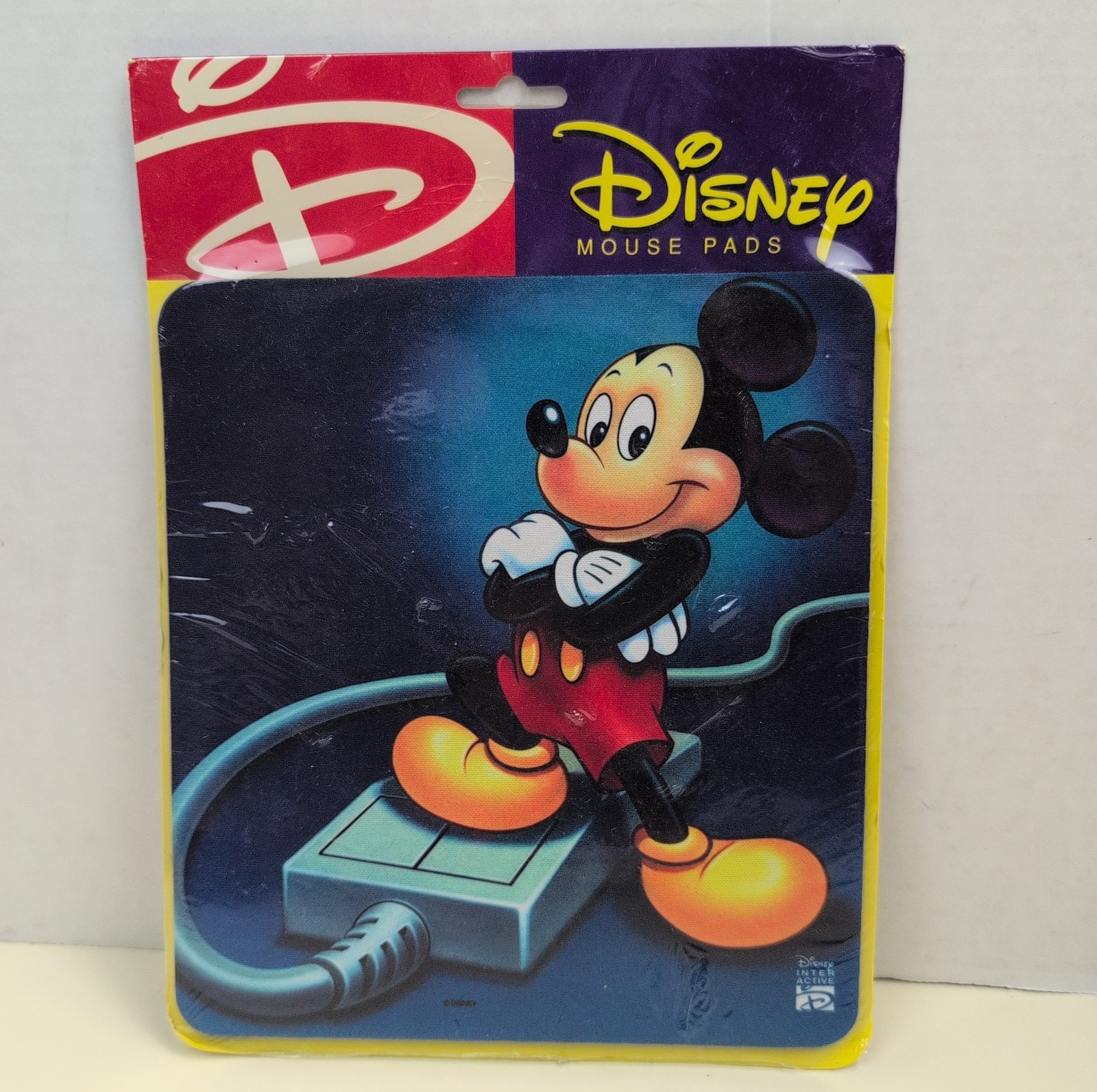 Vintage Disney Mickey Mouse Computer Mouse Pad Sealed 1996 Collectible Rare PC