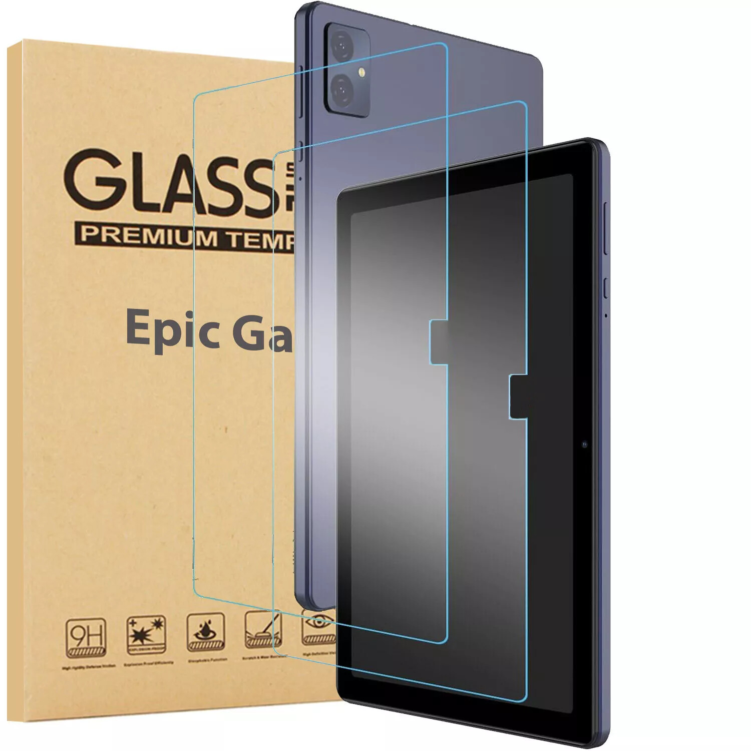 2Pcs For Vortex T10M T10 Tablet 10.1 Tempered Glass Screen Protector 9H HD Clear