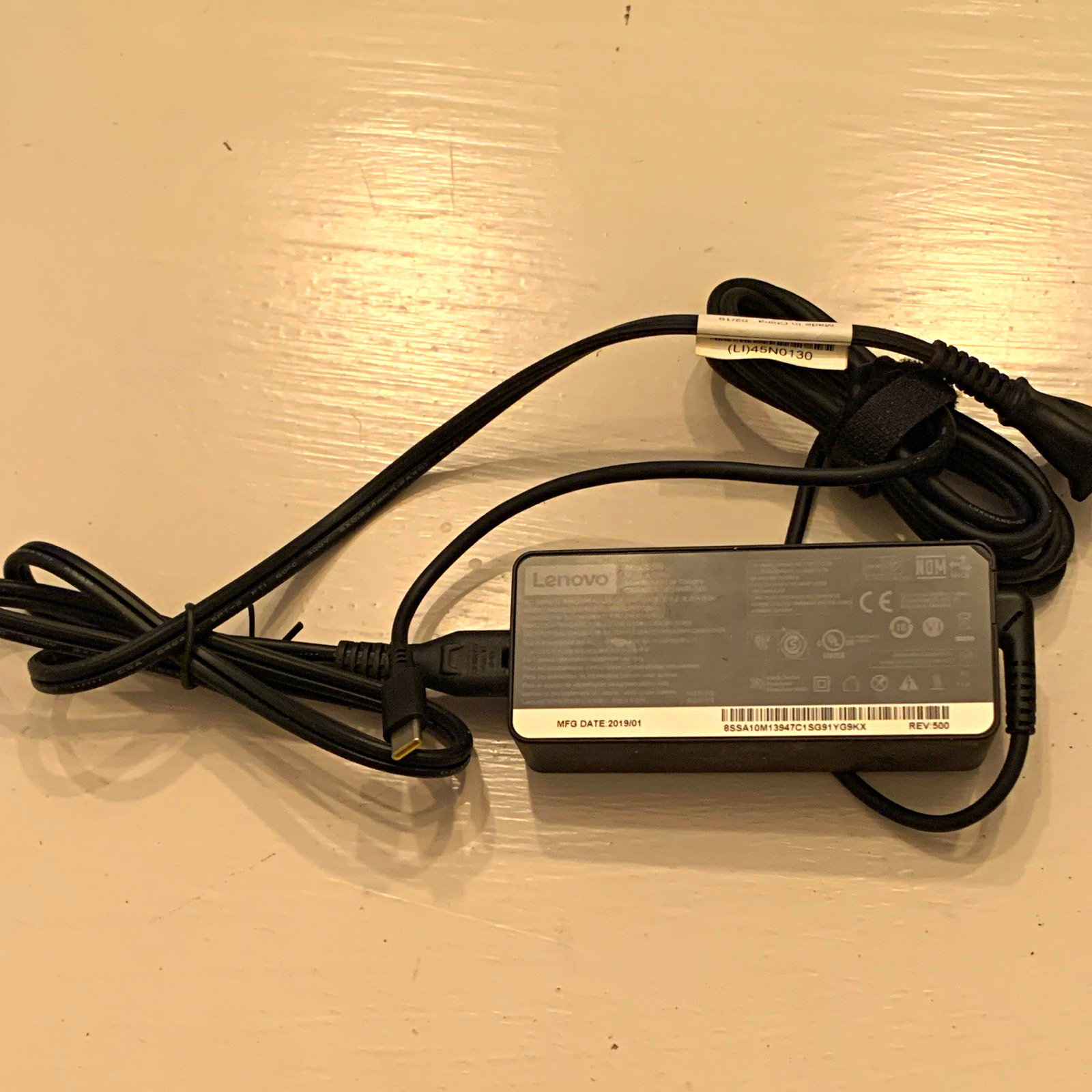 Lenovo 65W USB-C Power Adapter ADLX65YCC2A 3.25A 5V/9V/15V/20V