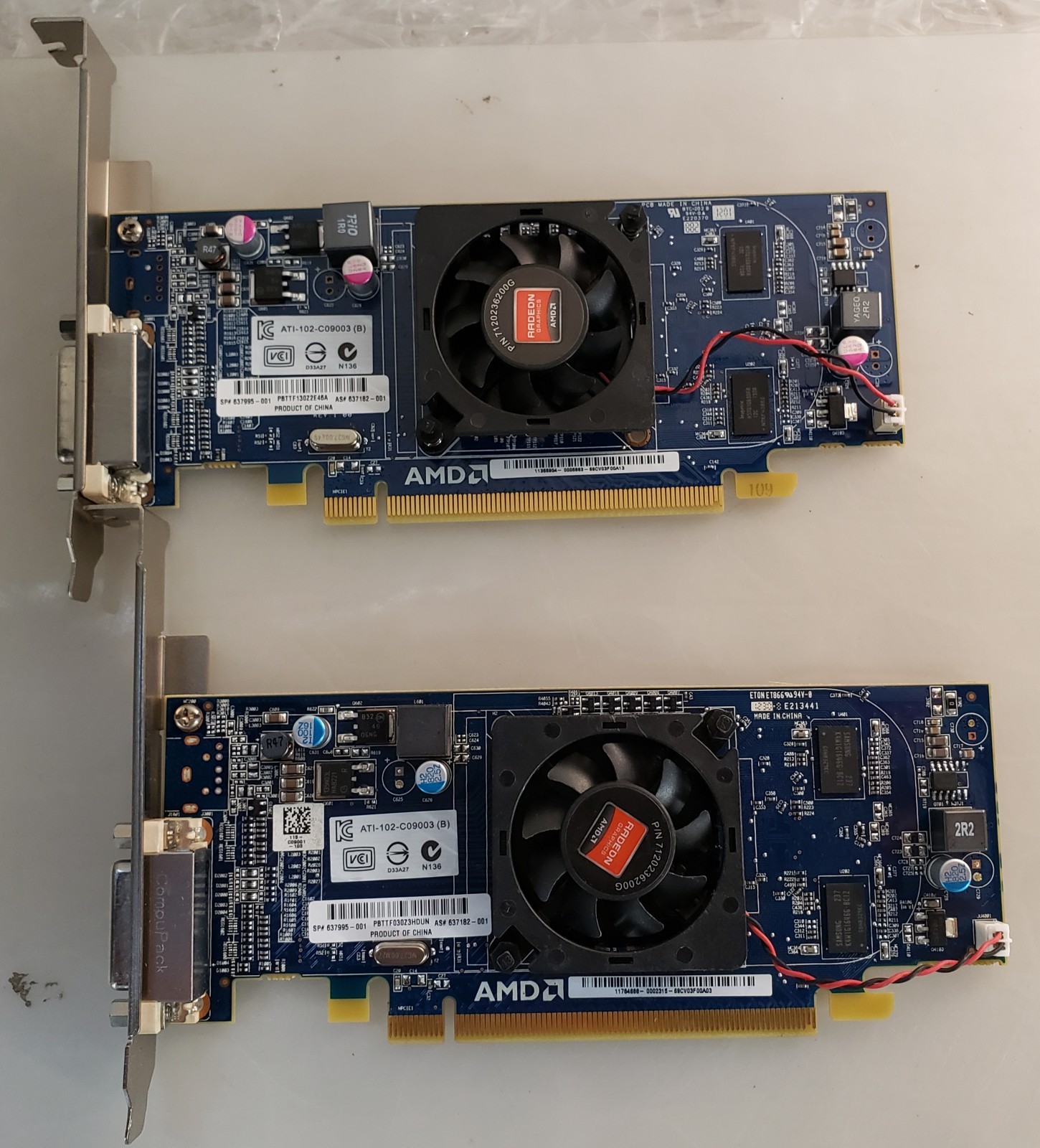 Pair of AMD Radeon C090 512MB DDR3 Graphics Card