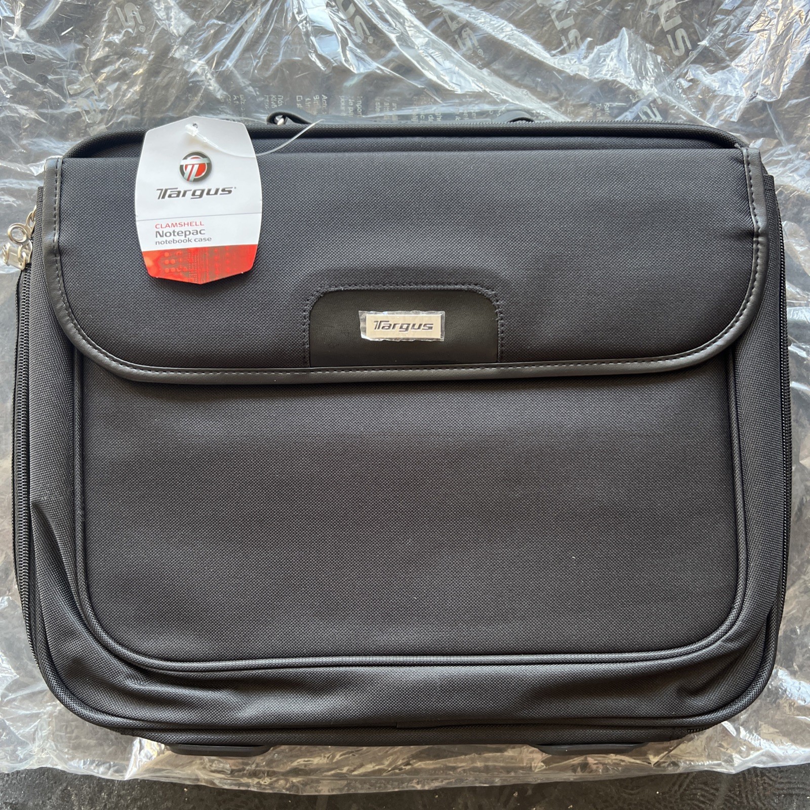 Laptop Case Targus 16" Notepac Notebook Case Clamshell with Shoulder Strap Black