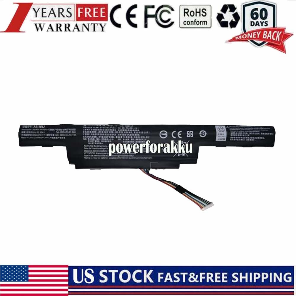 Battery for Acer Aspire 15.6" E5-575G E5-575-33BM 575G-5341 AS16B5J 31CR19/66-2