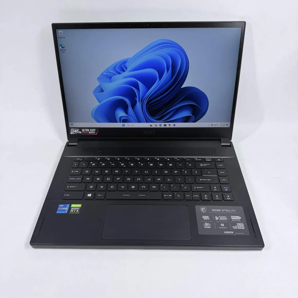 Broken MSI Stealth GS66 11LUE 15.6" i7-11800H 2.3GHz RTX 3060 16GB RAM 1TB SSD