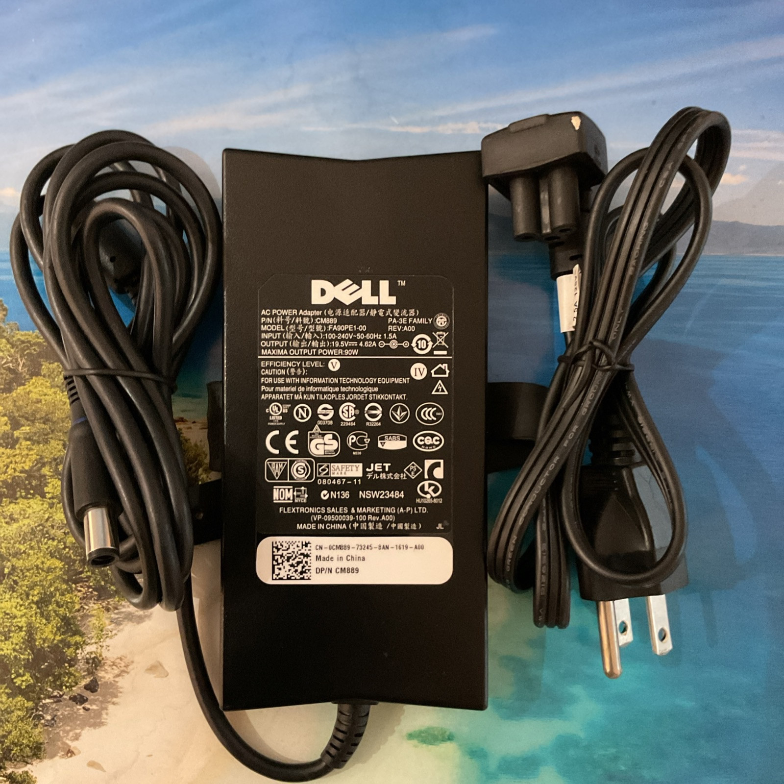 LOT OF 36 DELL FA90PE1-00/ LA90PE1-00DA90PE1-00 19.5V 4.62A 90W AC Power Adapter