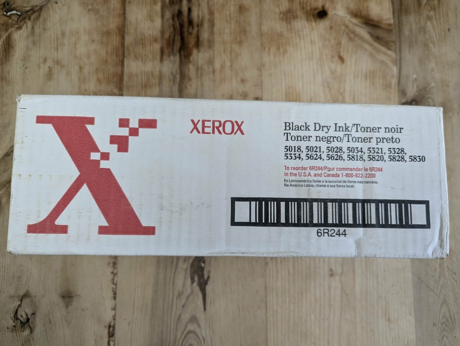 NEW GENUINE 6R244 Xerox Black Dry Ink Toner (2 Pack)