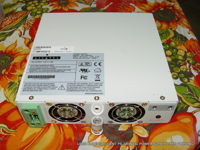 USED ALCATEL LUCENT PS-120W-DC POWER SUPPLY 