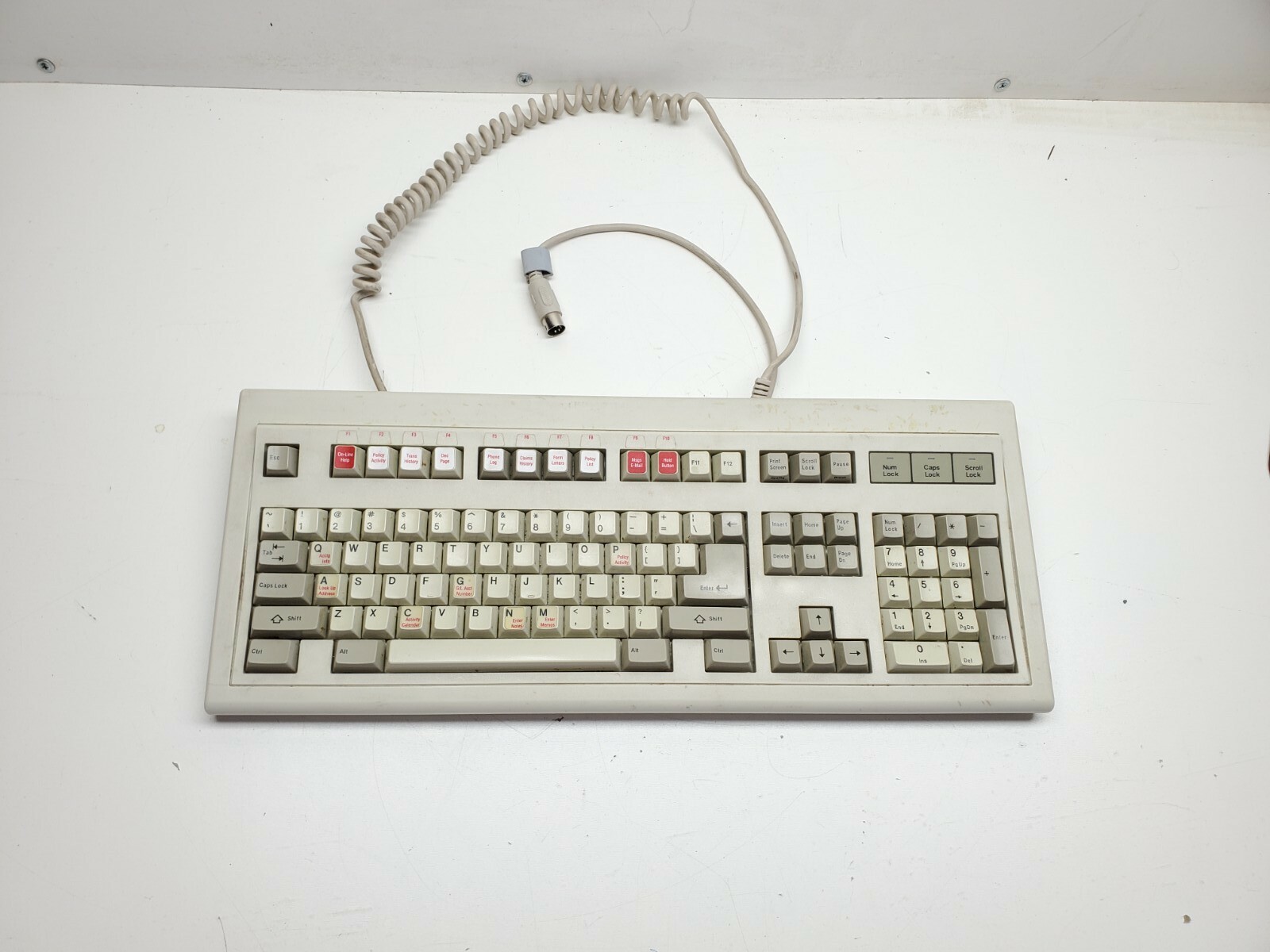 Vintage Lite-on Keyboard Sk-8801b-1u Untested