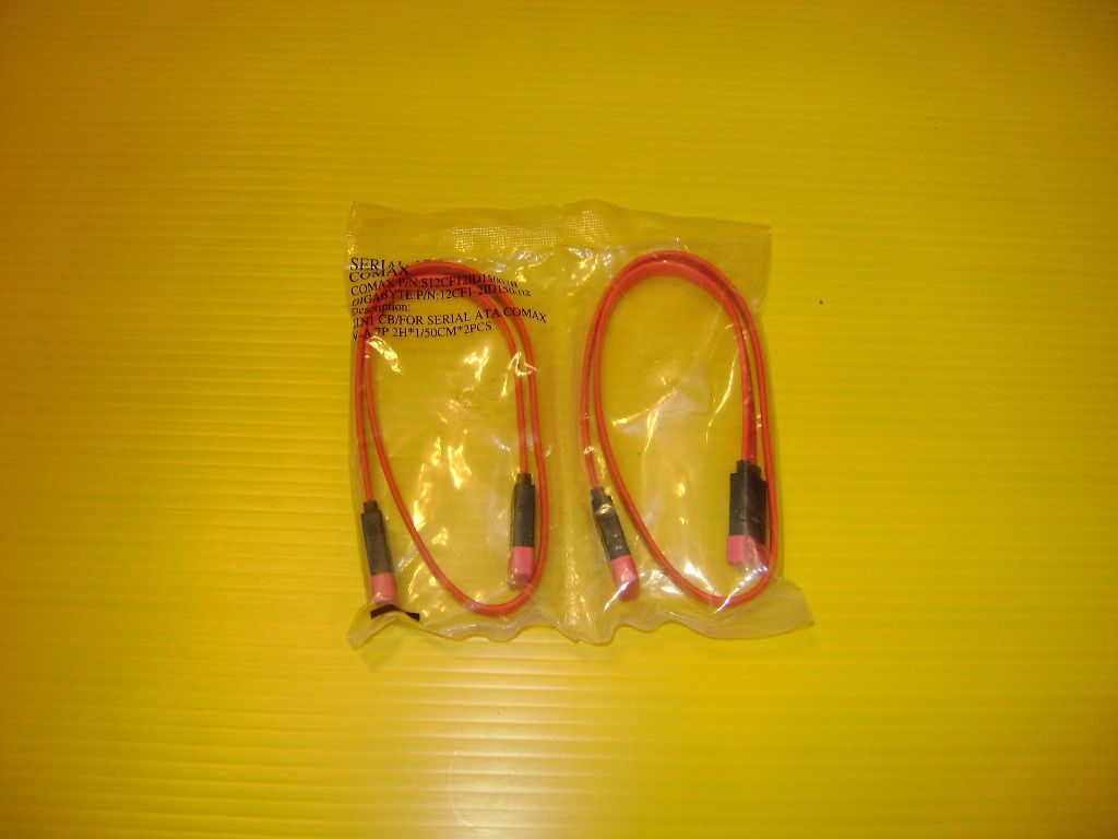 2x GIGABYTE 2In1 CB/FOR SERIAL ATA COMAX V-A 7P 2H*1/50CM*2PCS