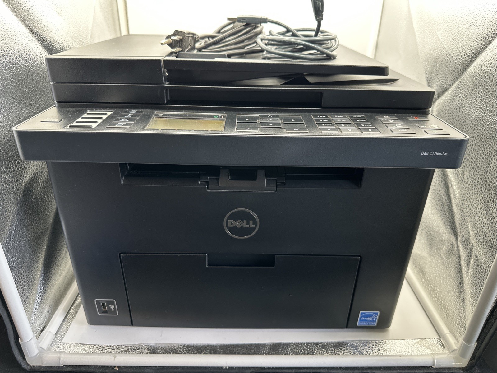 Dell C1765nfw All-In-One Multifunction LED Laser Printer FULLY LOADED & WORKS