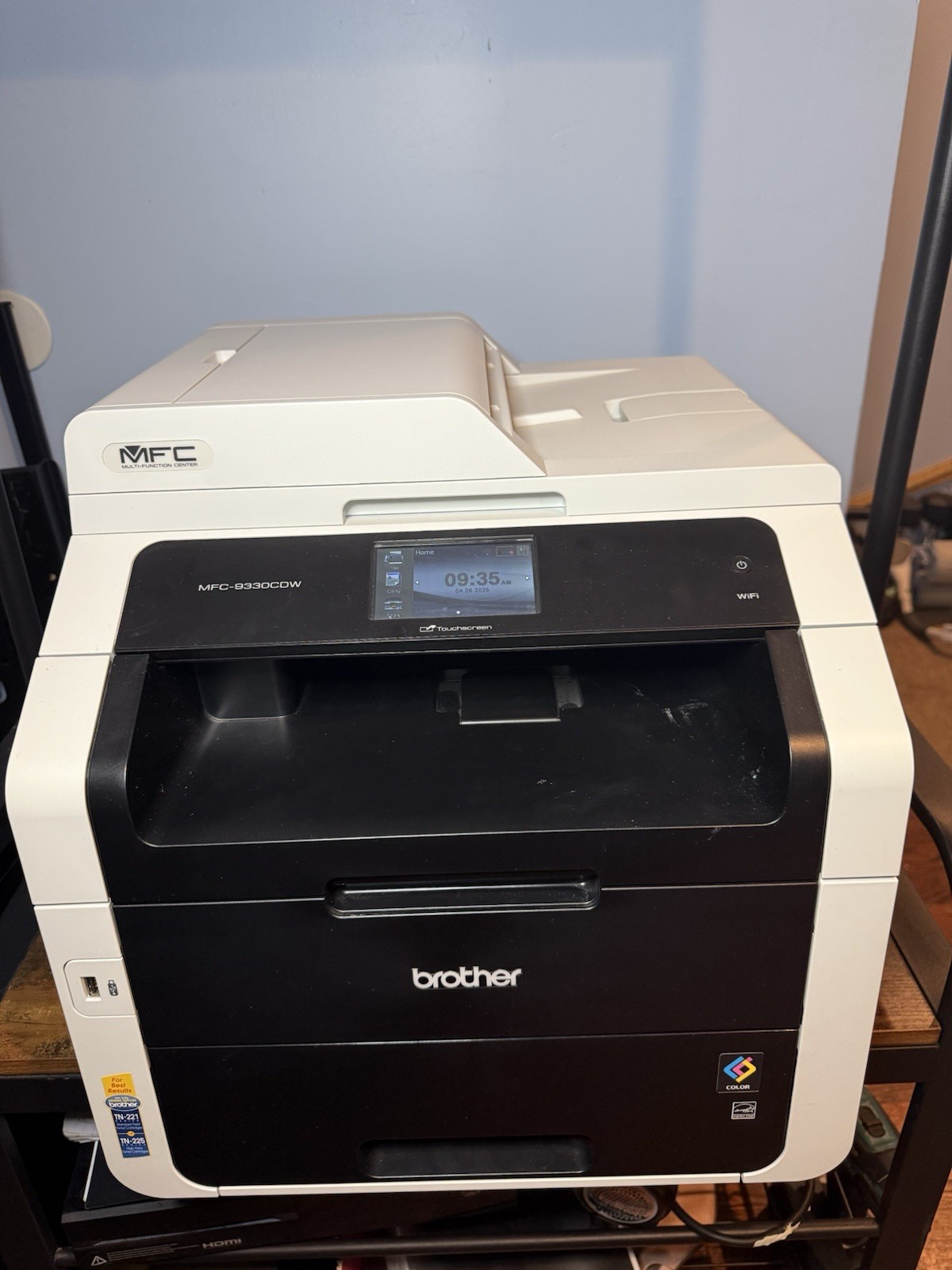 Brother MFC-9330CDW Color Laser All-In-One Printer Scanner Copier Wireless