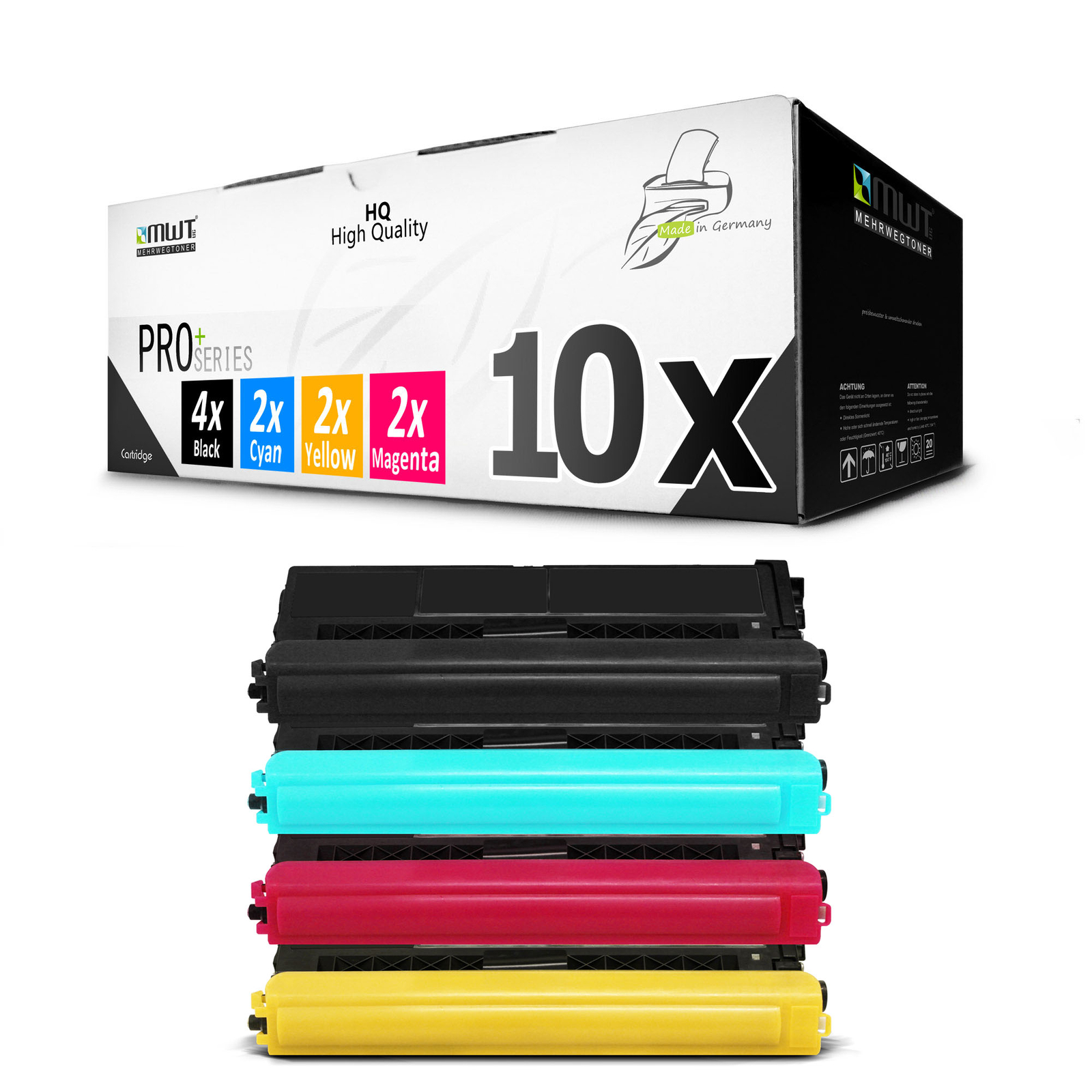 10x Compatible Brother Toner Cartridge XL TN-329 CMYK For MFC-L 8600 8850 CDW
