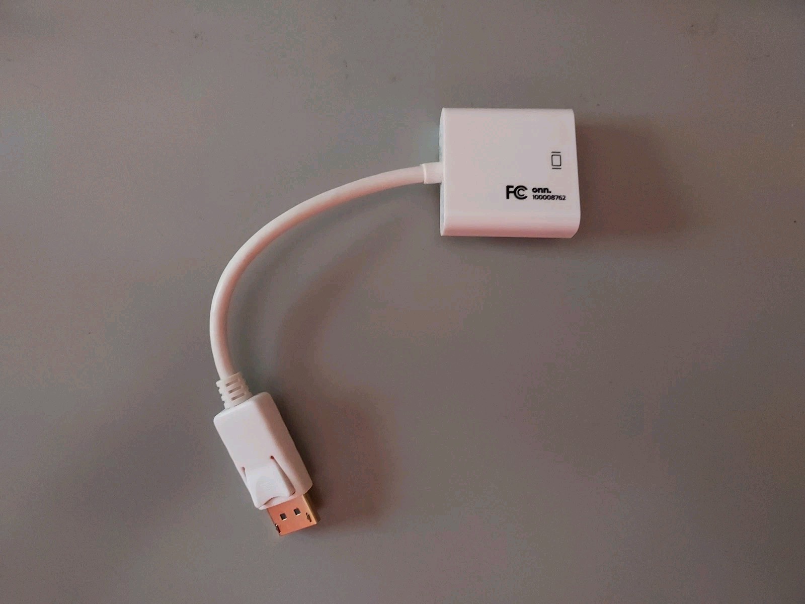 2) Onn DisplayPort To HDMI Adapter. Gold plated.