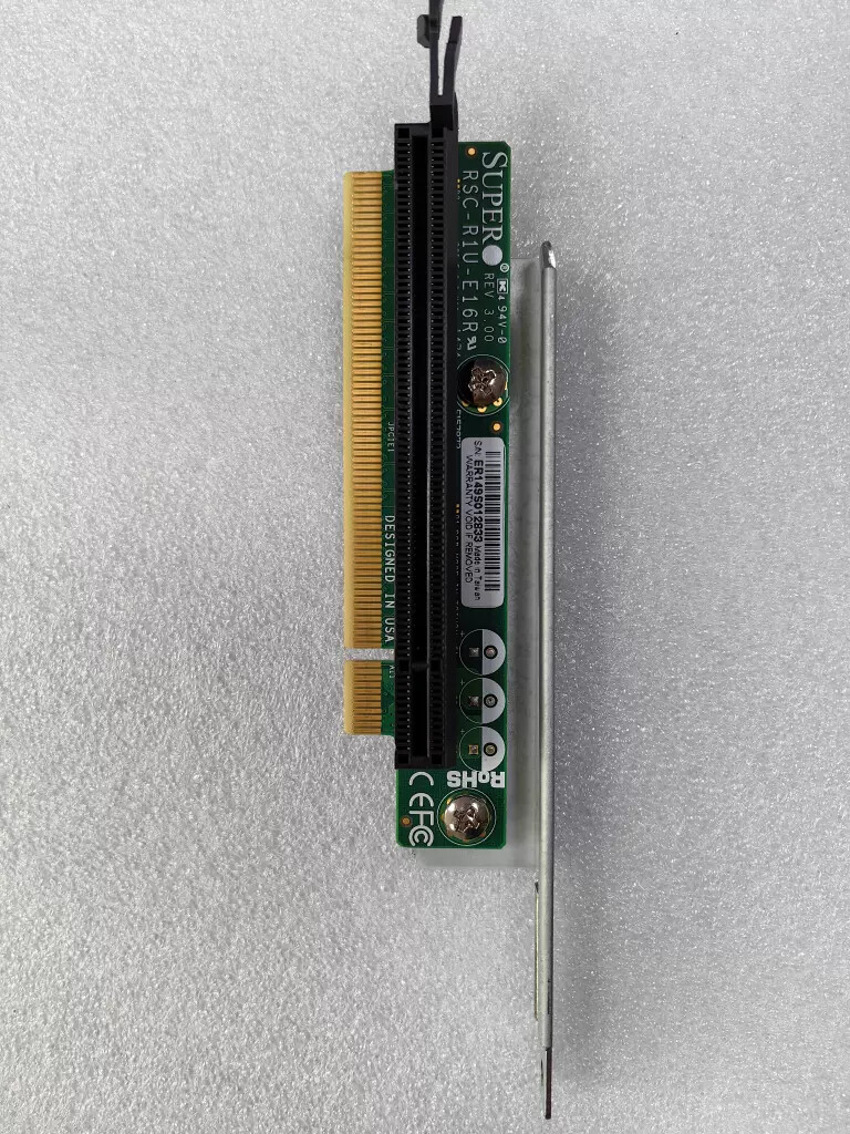 SuperMicro RSC-R1U-E16R PCI-E riser card 1U 16X PCI-E w/ bracket