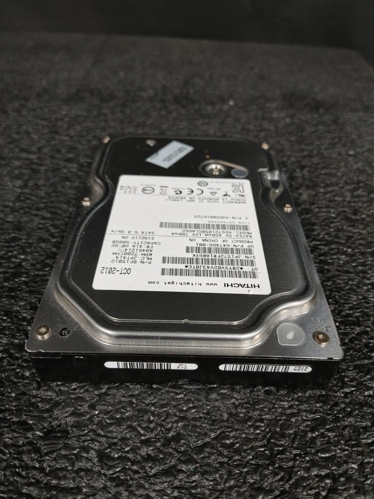 HP 647466-001 684593-001 500GB 7.2K RPM 16MB Cache 6Gbps SATA 3.5" HDD