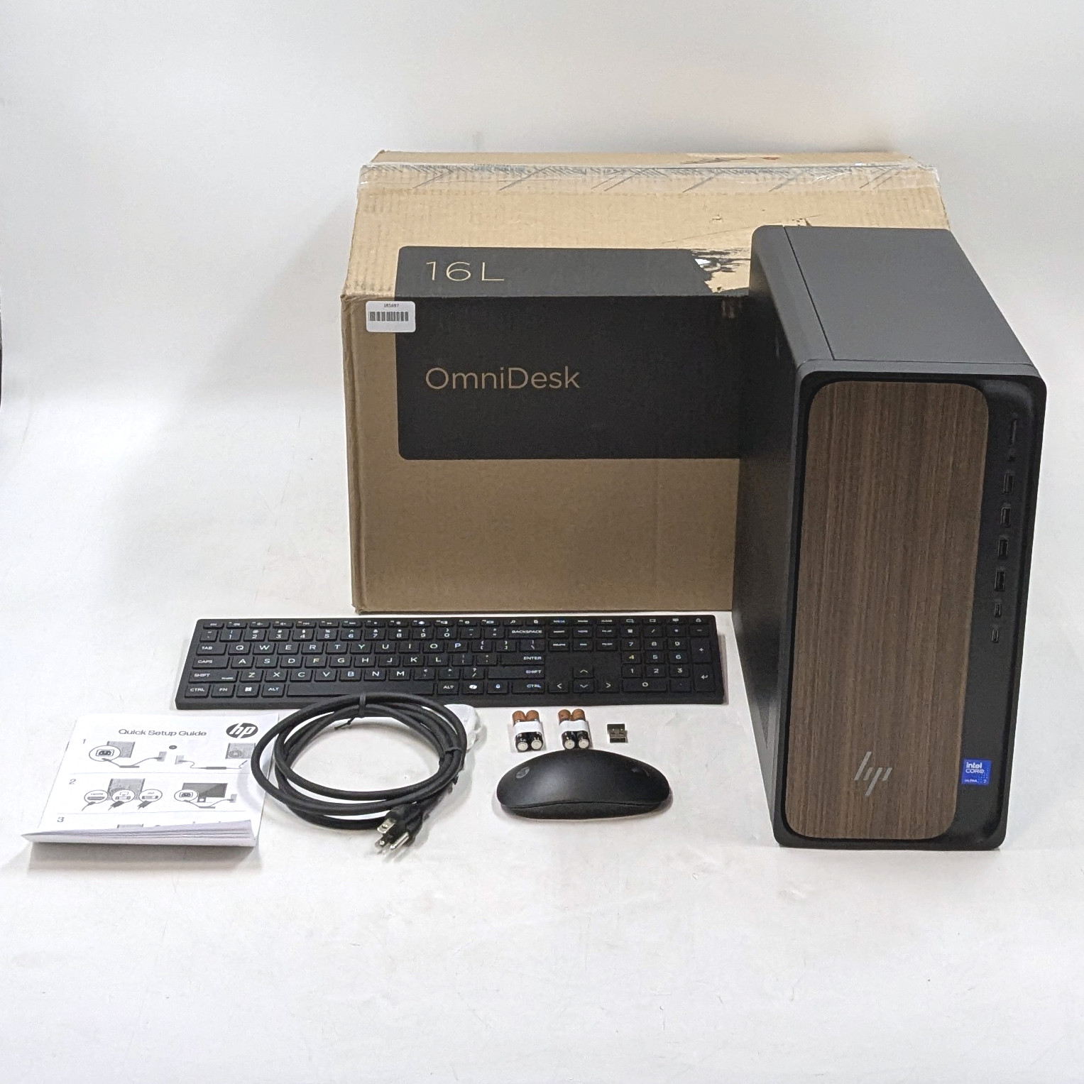 HP OmniDesk M03-0074 Desktop Ultra 7 265F 32GB DDR5 1TB SSD RTX 5060 Win11 Home