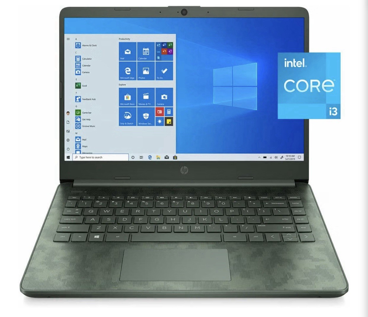 HP 14-dq2055wm 14"FHD Intel i3-1115G4 4GB RAM 256GB SSD WIN 10 S