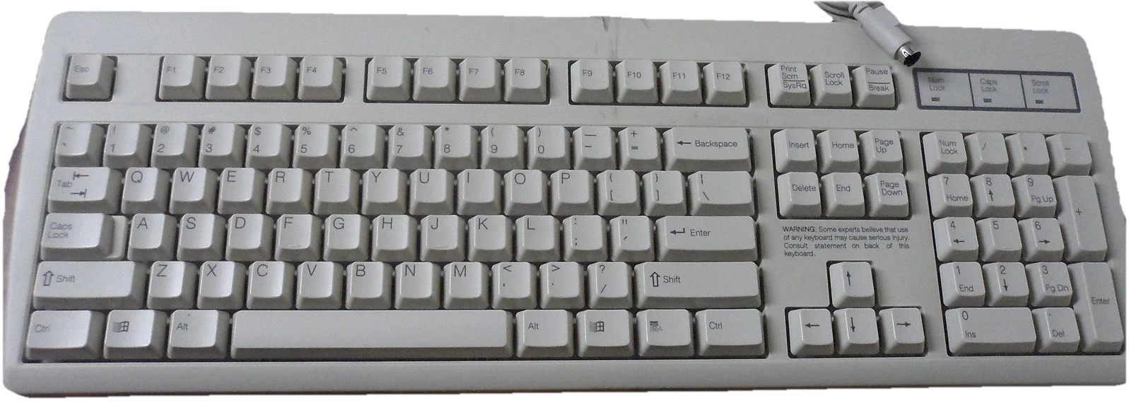 NMB Technologies PC Vintage Keyboard model RT2258TW