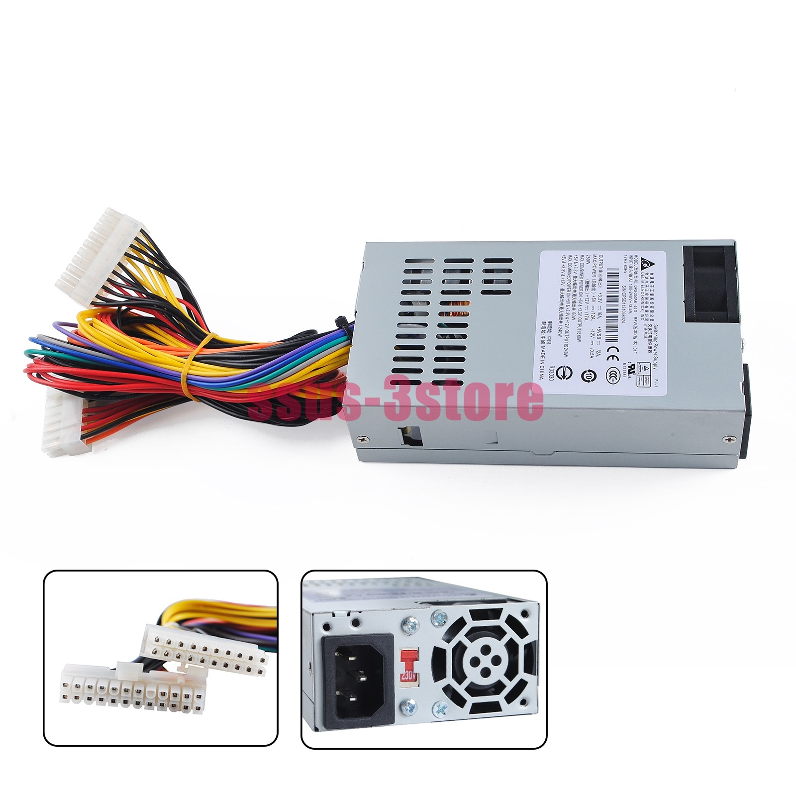 New 250W DPS-250AB-44D Switching Power Supply 24 Pin + 20 Pin US