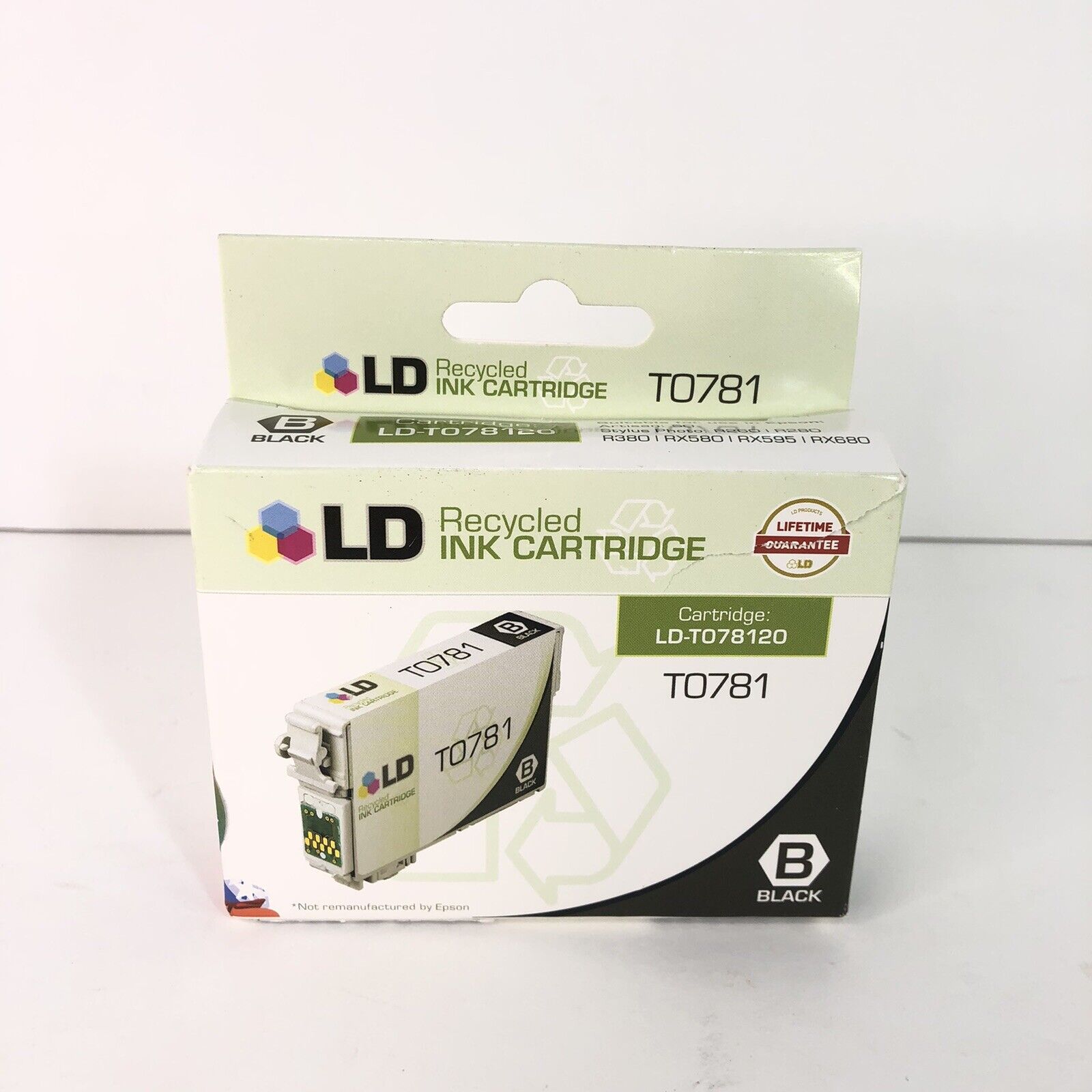 LD T078120 78 Black Ink Cartridge for Epson #78 R260 R280 R380 RX580 RX595 RX680