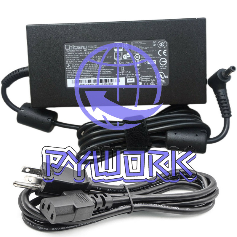 Genuine 230W Power Adapter for Gigabyte Aero 16 KE4 XE4 XE5 PC Gaming A230A022P