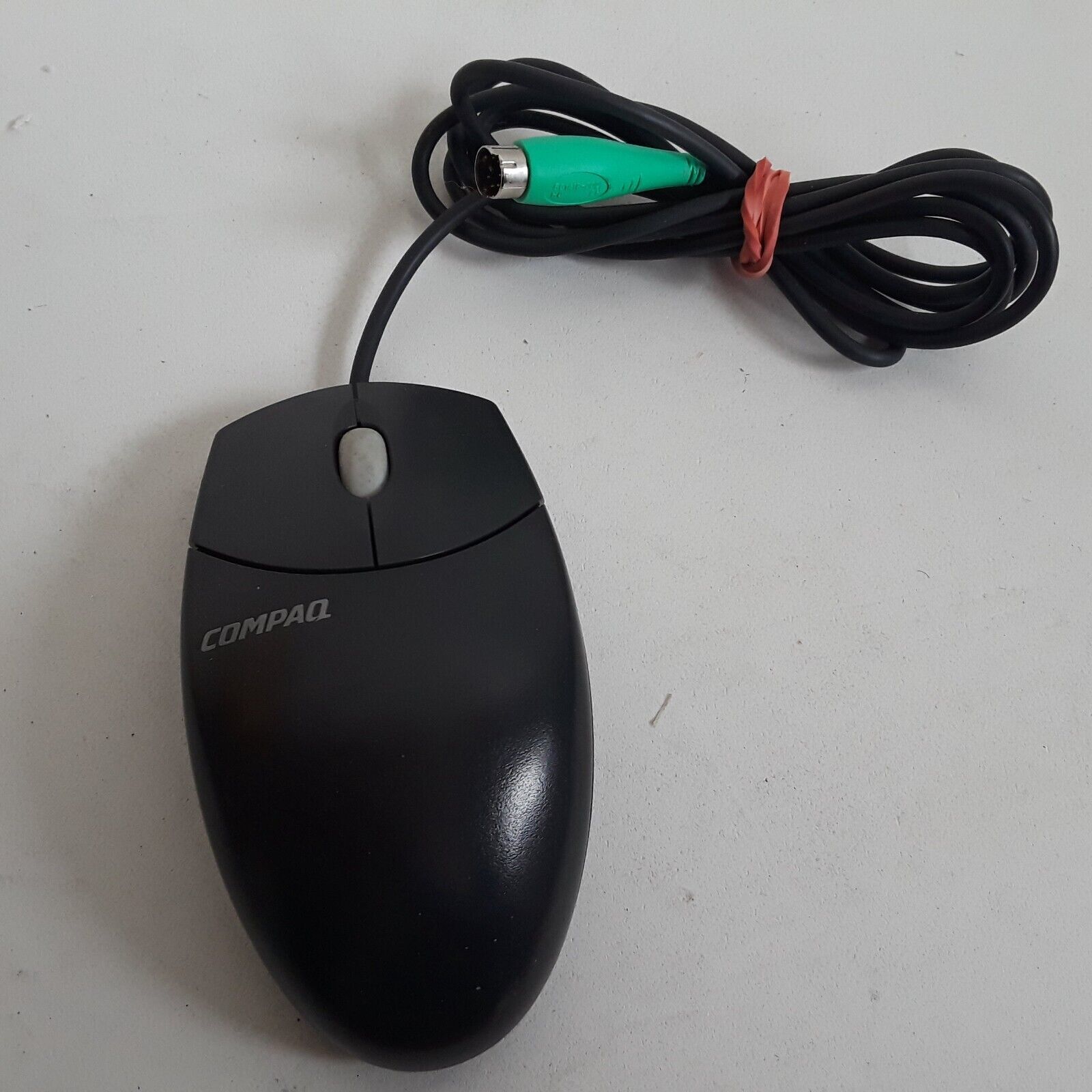 Compaq M-S69 PS2 Scroll Trackball 2 Button Mouse Black