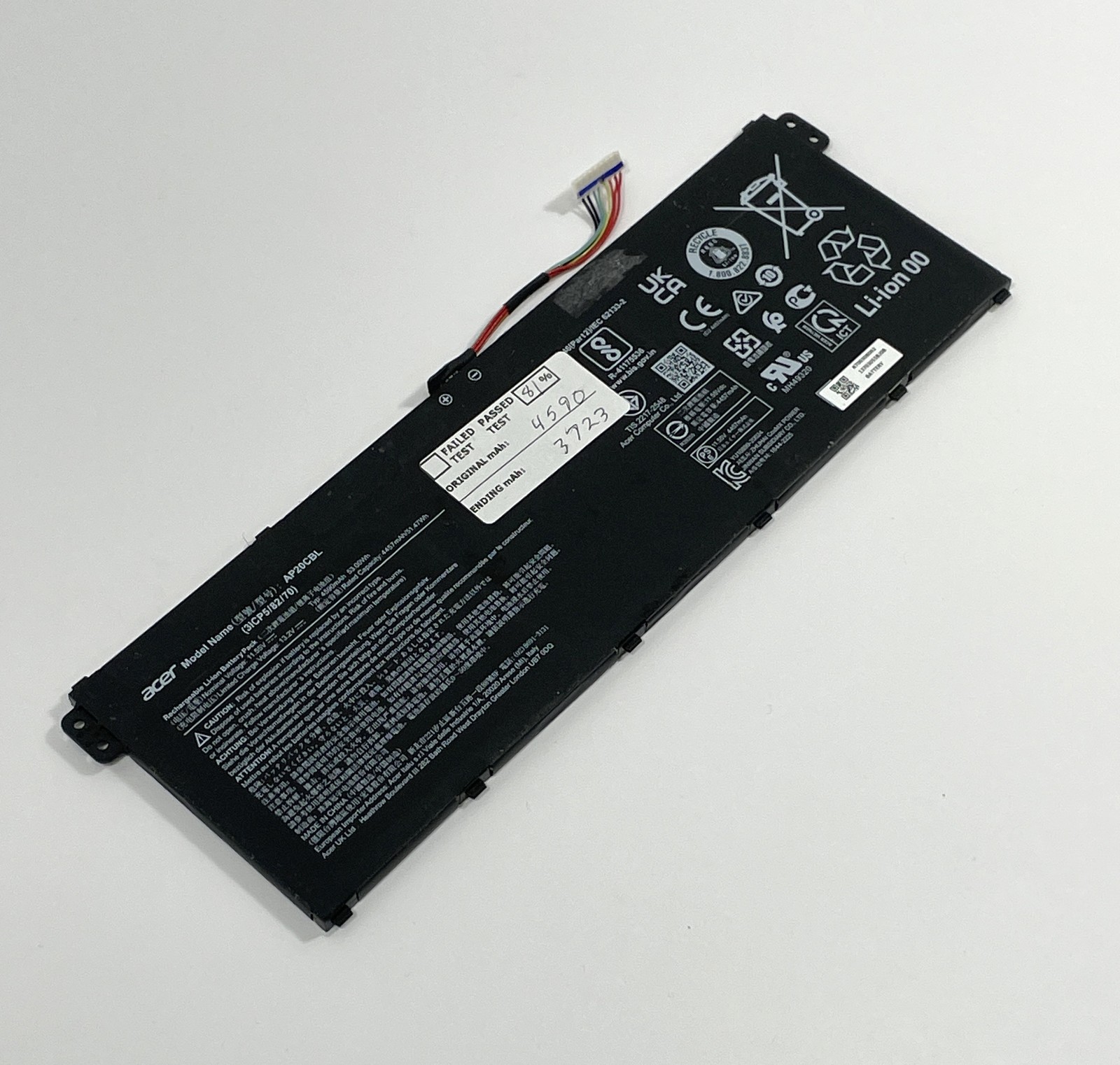 Acer Aspire 5 Laptop Battery AP20CBL