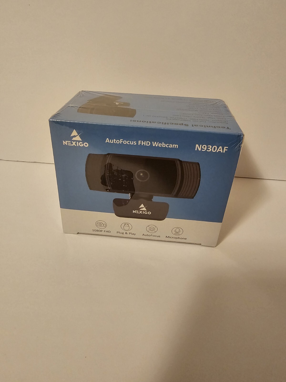 NexiGo N930AF Webcam with Software Control Stereo Microphone new sealed box