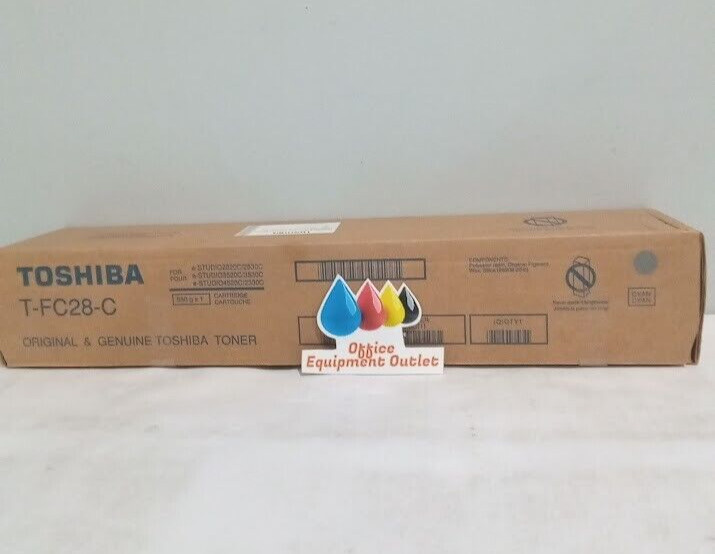 Toshiba T-FC28-C Cyan Toner Cartridge Genuine