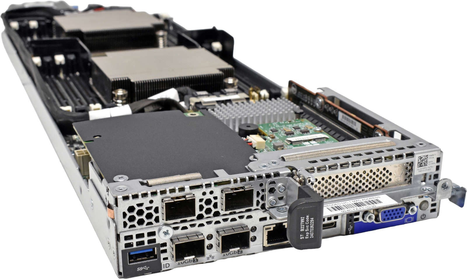 DELL PowerEdge C6320 Node Server No CPU 0GB PC4 RAM 2xCooler SAS 9271-8i MCX344A