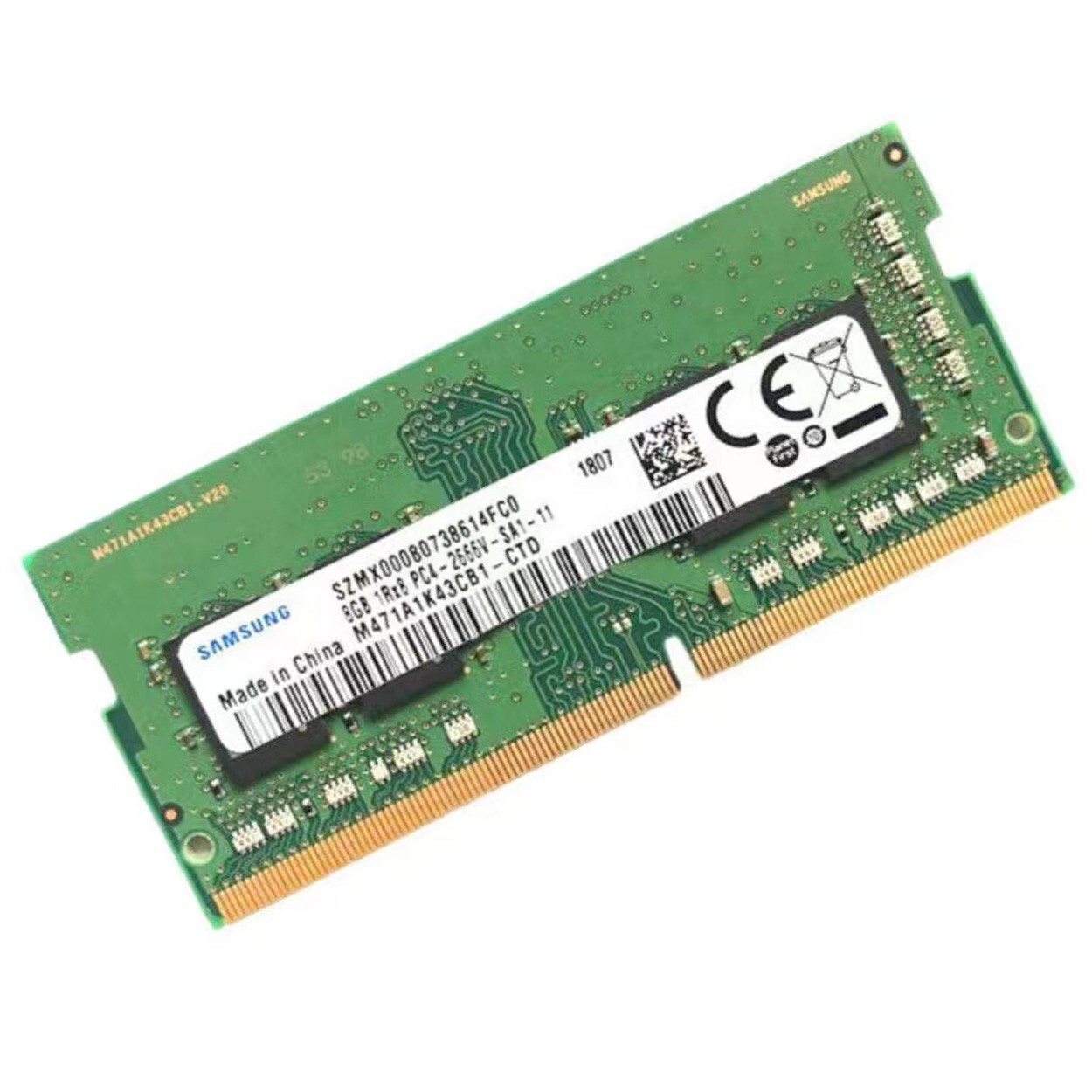 New Samsung 8GB DDR4 2666MHz PC4-21300 1RX8 SODIMM Memory Ram M471A1K43CB1-CTD
