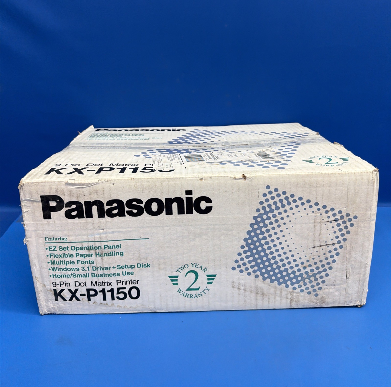 Panasonic KX-P1150 9-Pin Dot Matrix Printer New Old Stock NOS Open Box Vintage