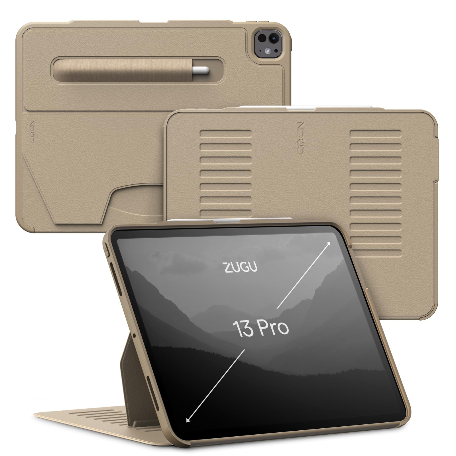ZUGU Case for iPad Pro 13 inch M4/M5 2024/2025 Sand