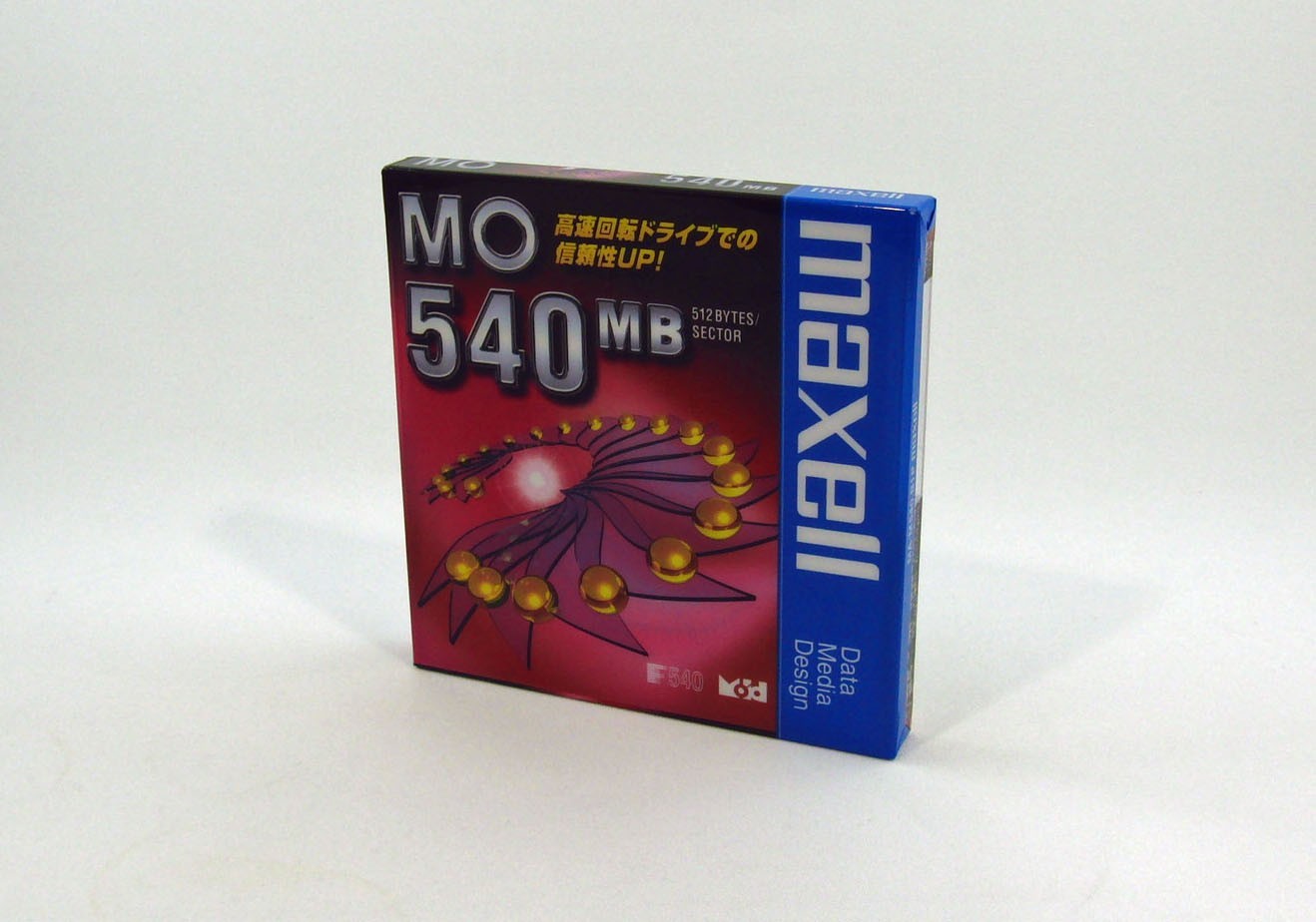 1x Unopened maxell 3.5inch 540MB Rewritable MO Disk from Japan