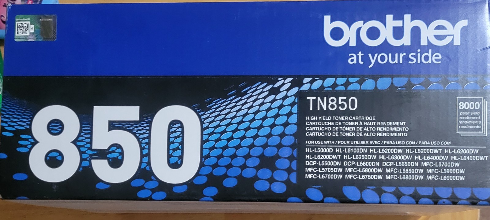 Genuine Brother TN850 High Yield Toner Cartridge NT-850 NEW Factory Sealed