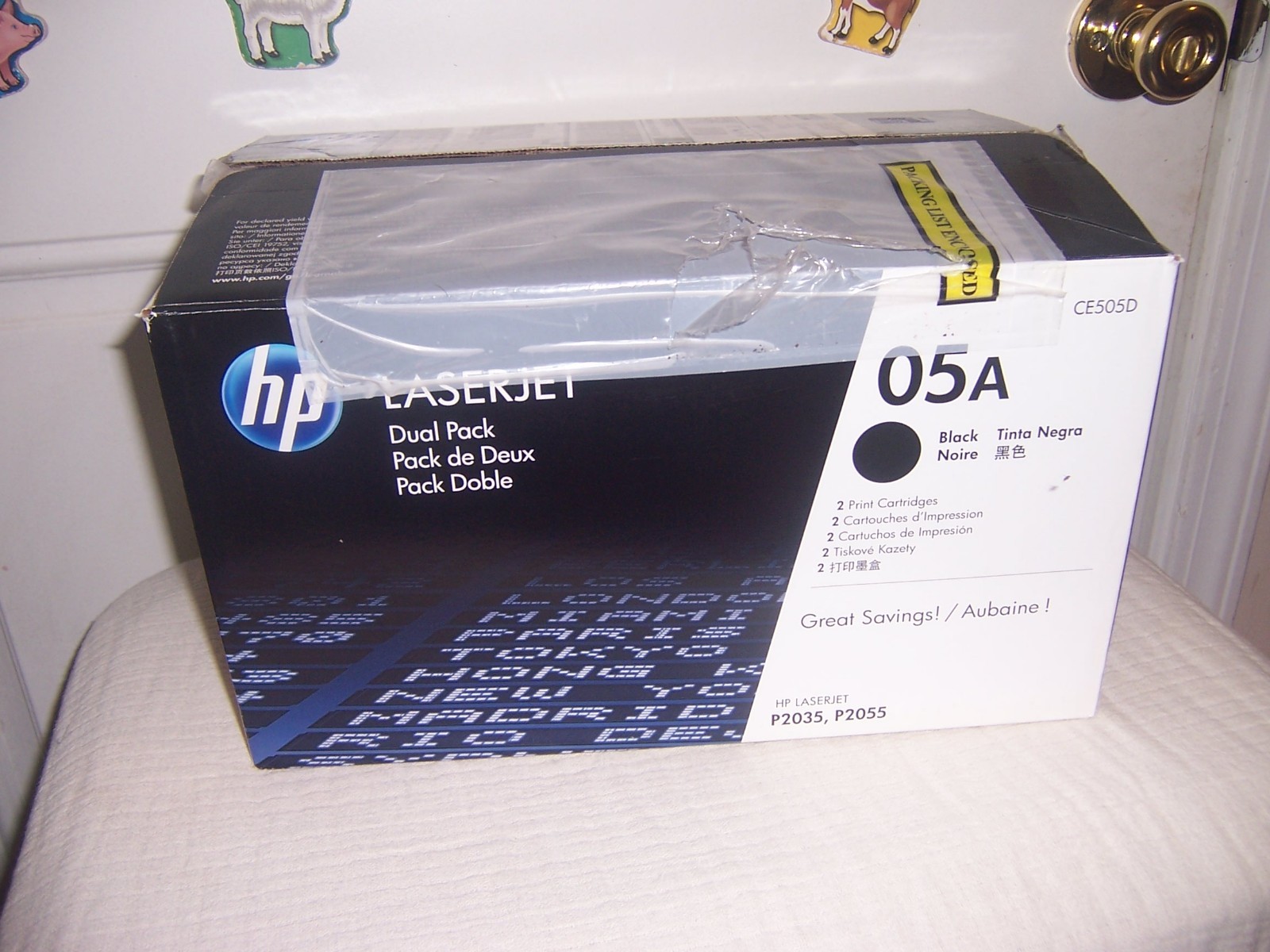 HP LaserJet 05A CE505A Black Toner Cartridge for P2035 P2055 new ONLY One in box