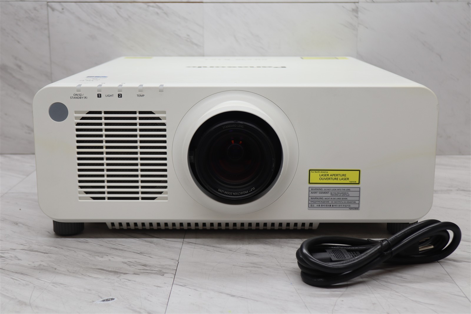 Panasonic RW630 WXGA DLP Laser White Projector DLP 6500 Lumens w/ Power Cable