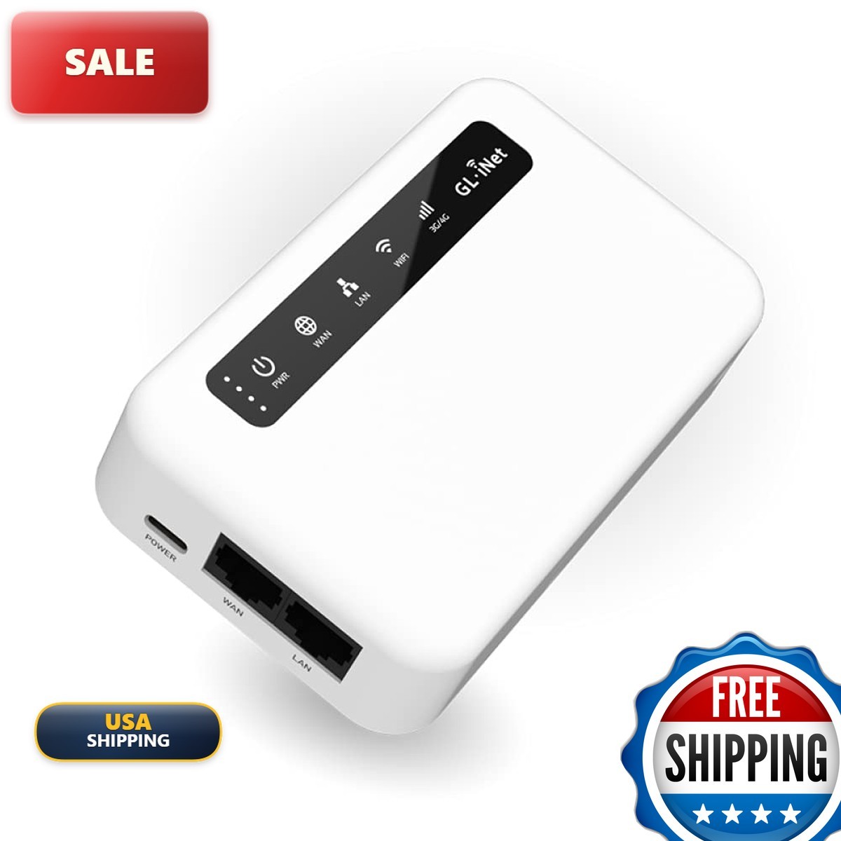 GL.iNet GL-XE300 4G LTE Mobile Smart VPN Router 5000mAh Battery (EC25-AF)