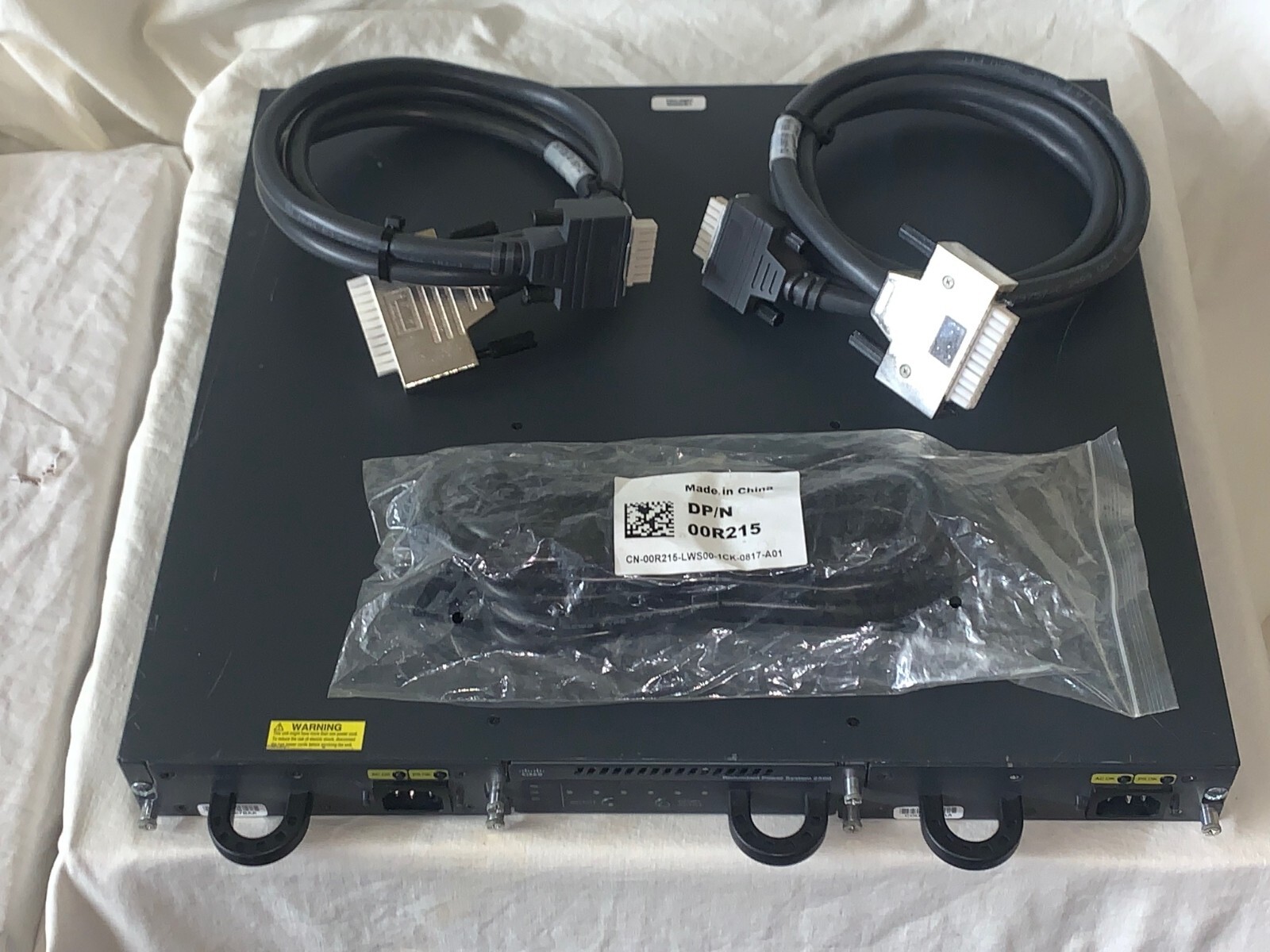 Cisco Redundant Power System 2300 w/ Connector cords & Power Cord