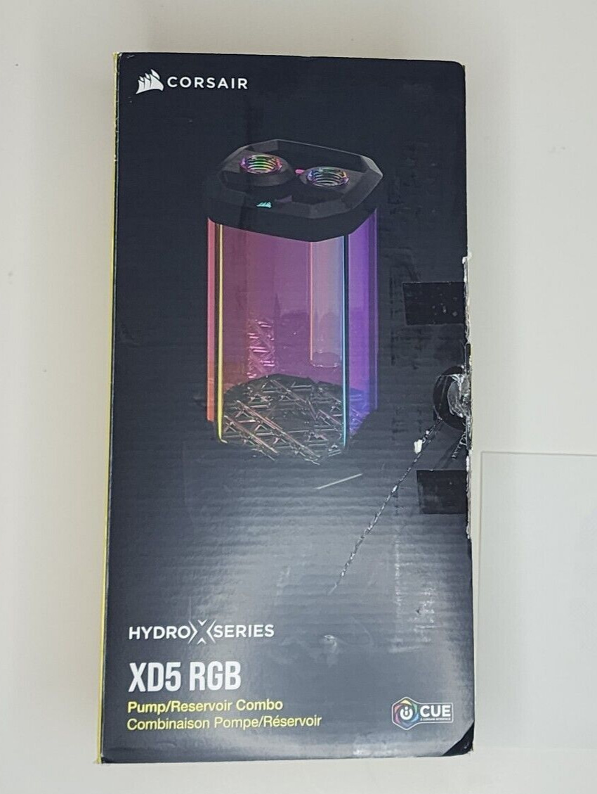 Corsair Hydro X Series XD5 RGB Pump/Reservoir Combo - Black