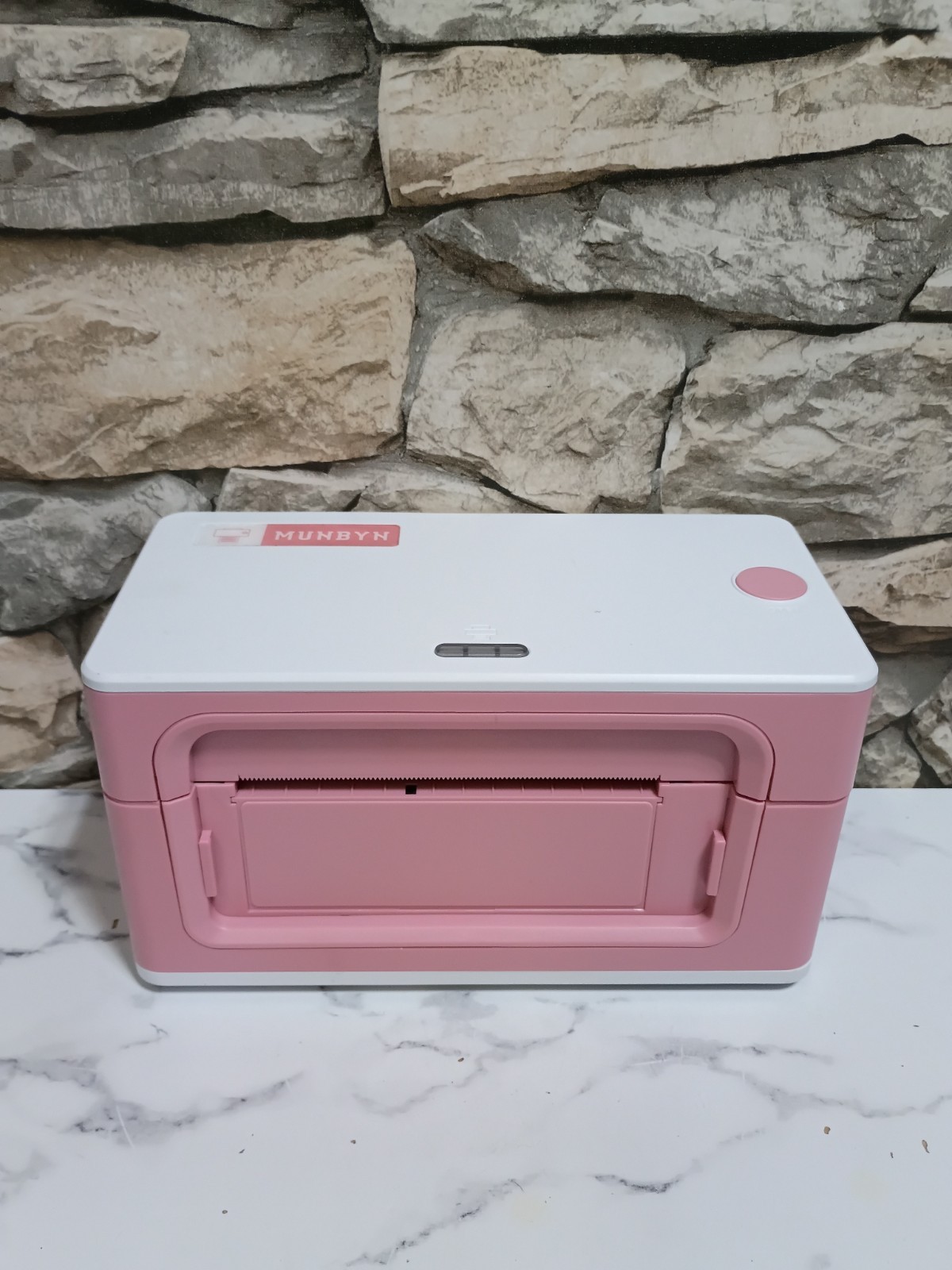 MUNBYN Pink Thermal Label Printer No Power Cord ITPP941