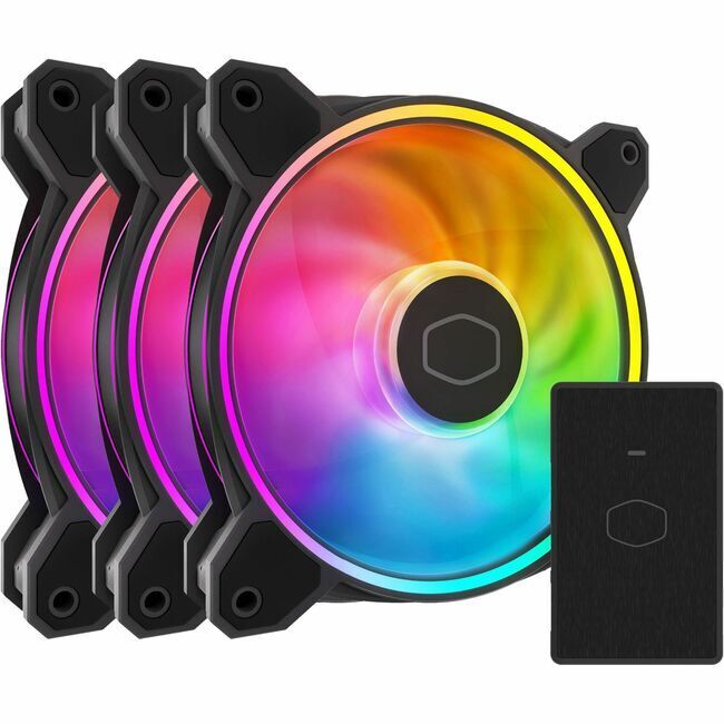 Cooler Master MasterFan MF120 Halo² 3in1 3 Pack MFLB2DN213P2R2